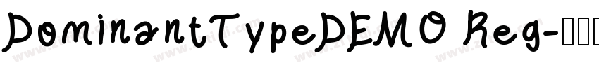 DominantTypeDEMO Reg字体转换